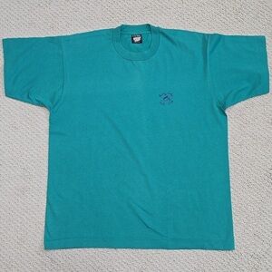 Teal Graphic Men's Shirt